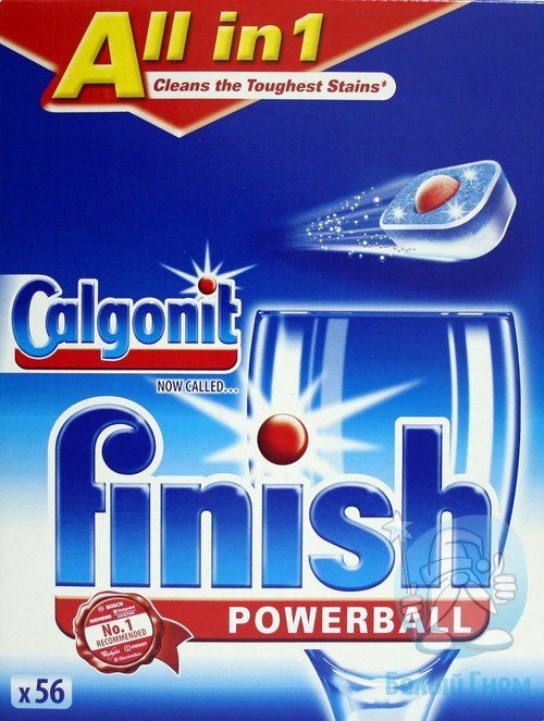 "Calgonit Finish"  таблетки  для посудомоечных машин "All in1 10 в1"- 56 шт*6