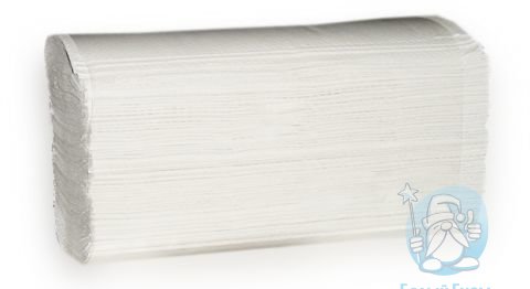 Полотенца бумажные Z сложение целюлоза 2-сл.,белые. 200листов /21,6х24см*21